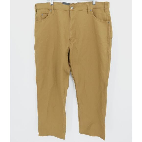 Dickies Carpenter Pants Mens 40x30‎ Bron Duck Relaxed Fit Straight Leg Workwear - Picture 1 of 13
